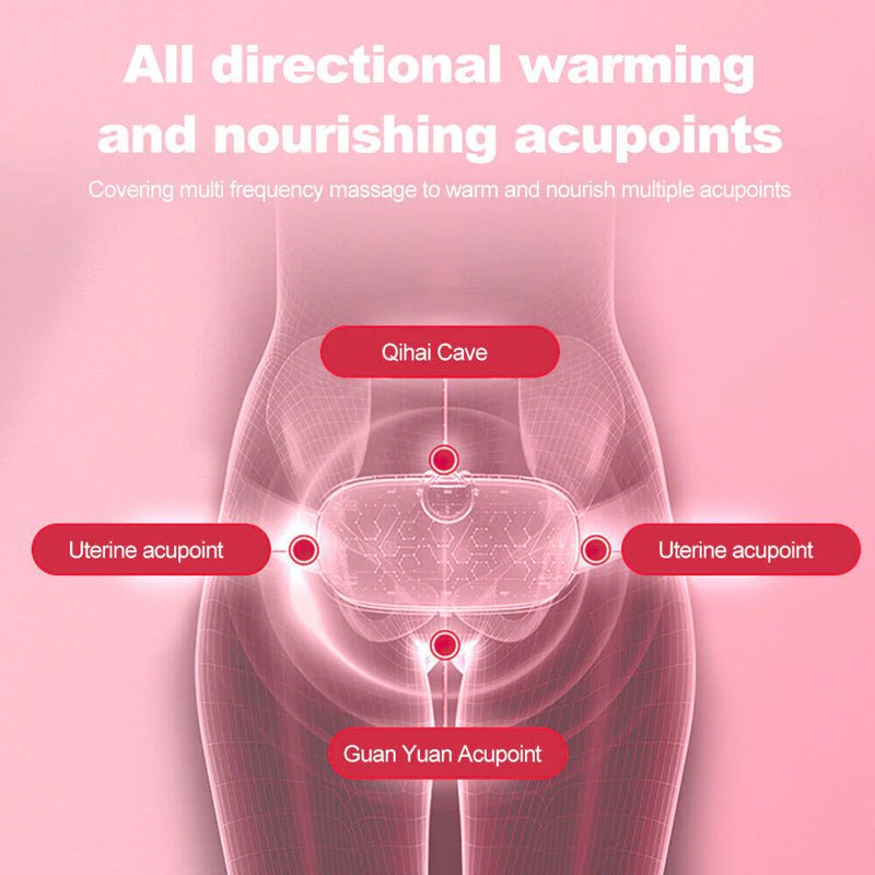 Period Cramp Relief Heating Massage Pad