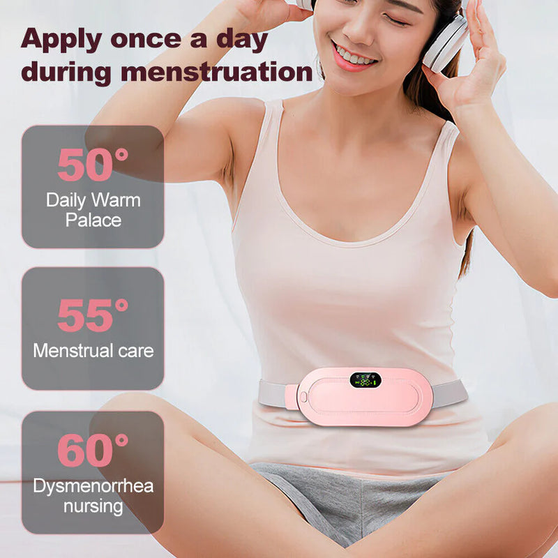 Period Cramp Relief Heating Massage Pad
